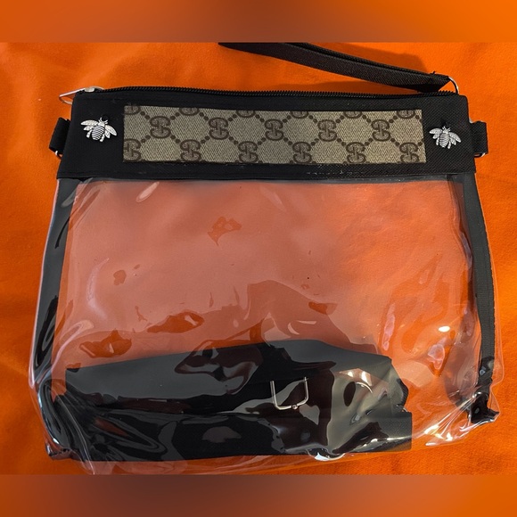 Up Cycle “Stadium” Clear Crossbody Bag - Picture 1 of 5